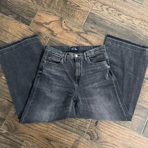 Women’s black wide leg jeans Gap